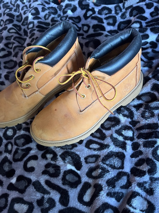 Timberland Other - Boys Timberland Wheat Nubuck Boots with Black Collar